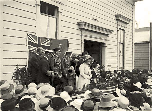 Levin. Outside Century Hall, Queen Street - Lord Jellicoe's visit, 25 November 1921