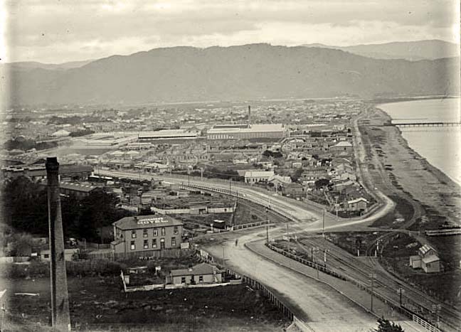Lower Hutt. Looking on Suburb Petone, 1911