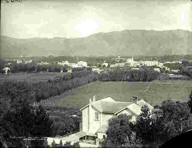 Lower Hutt. Panorama of the City