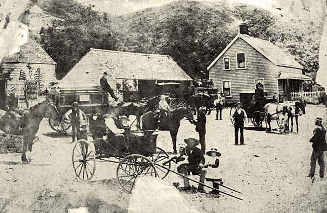 Lower Hutt. Parliament Street, circa 1870's