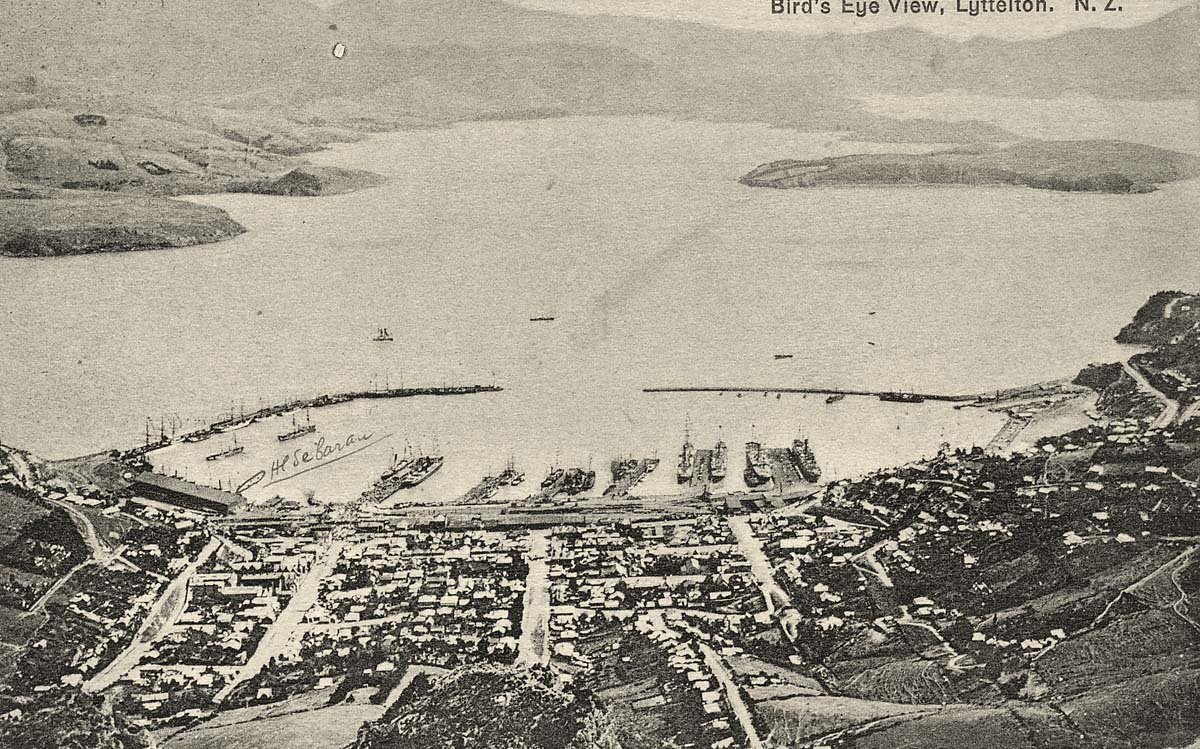 Lyttelton. Bird's Eye View