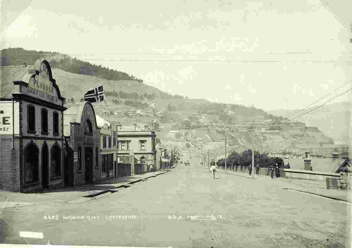 Lyttelton. Norwich Quay, 1912