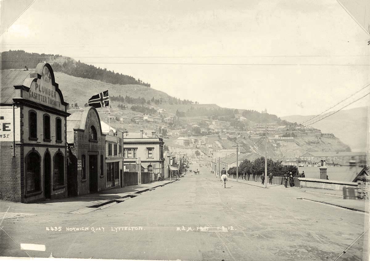 Lyttelton. Norwich Quay, 1912