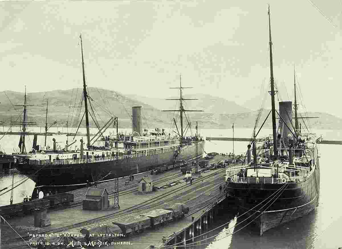 Lyttelton. 'Paparoa' and 'Ruapehu'
