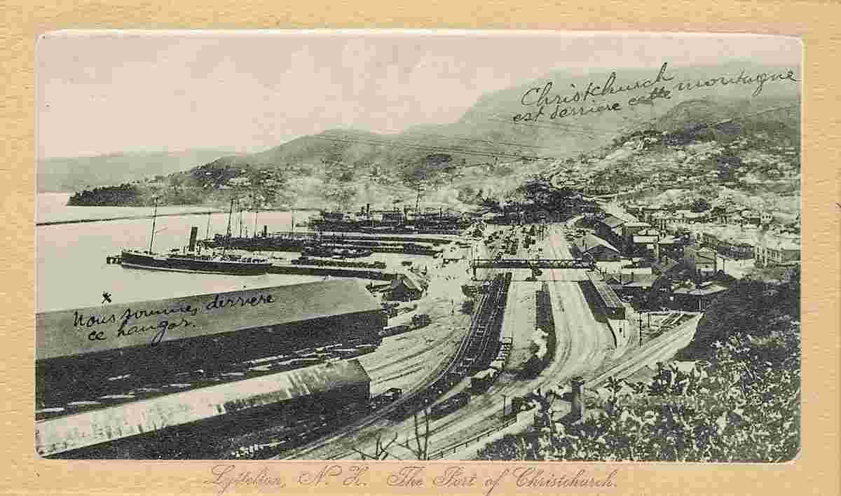 Lyttelton. The Port of Christchurch