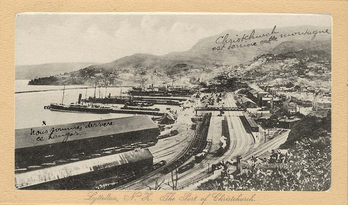 Lyttelton. The Port of Christchurch