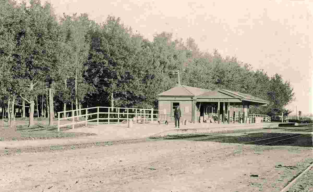 Matamata. Railway station