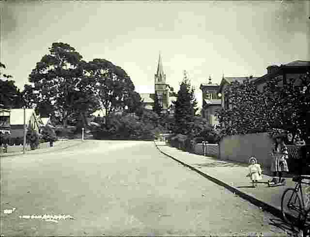 Nelson. Cathedral from School of Arts