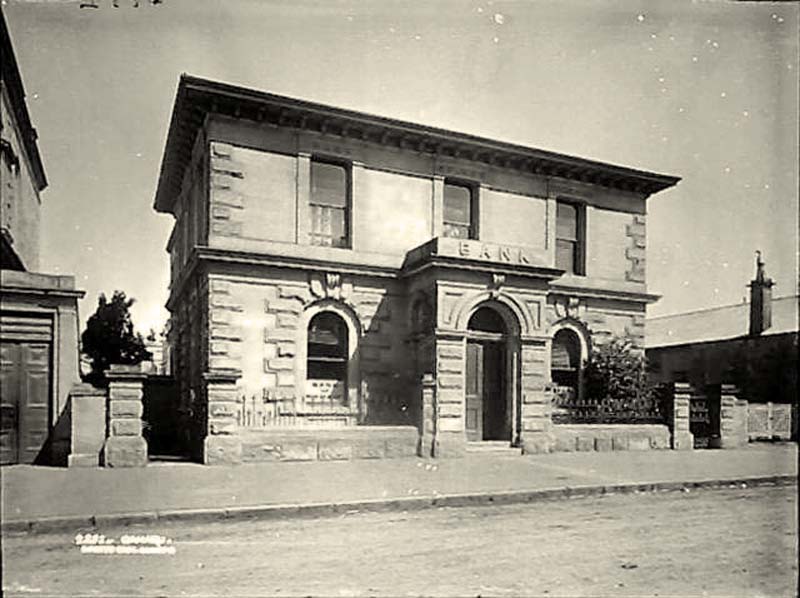 Oamaru. The Bank, circa 1880's