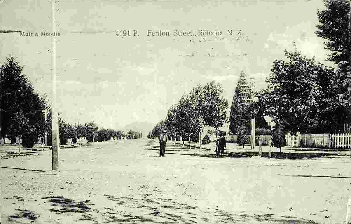 Rotorua. Fenton Street, 1904-1915