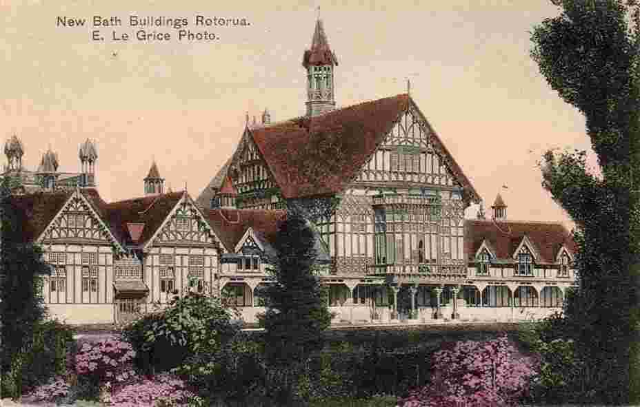 Rotorua. New Bath Buildings