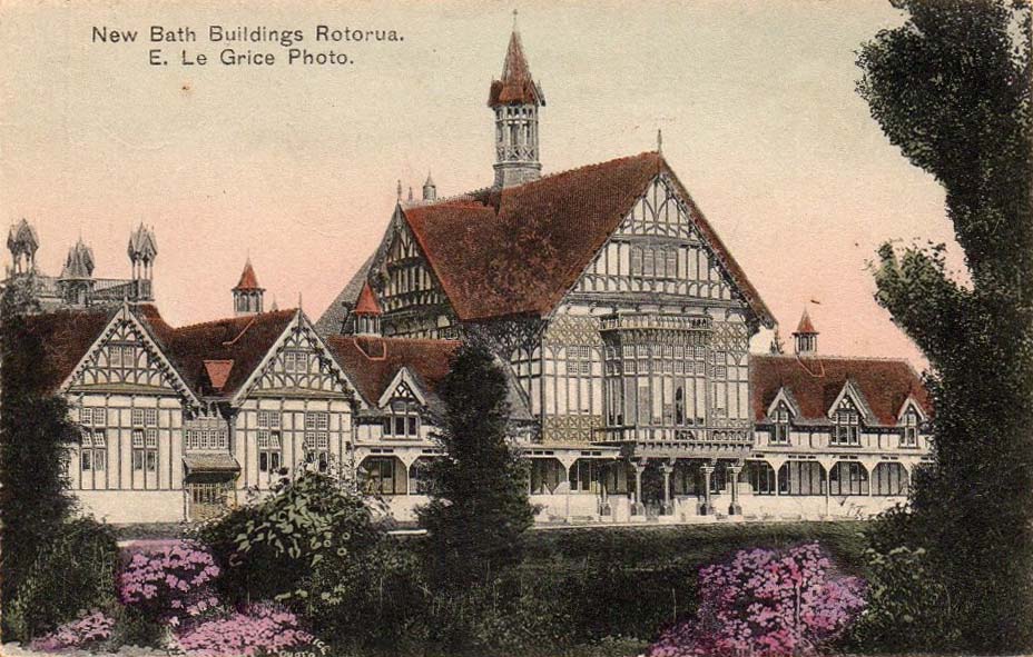 Rotorua. New Bath Buildings