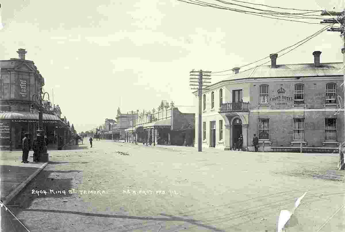 Temuka. King Street, 1912