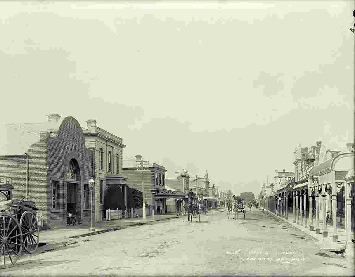 Temuka. Main Street, circa 1905