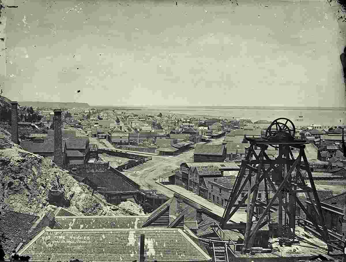 Thames. Panorama of the City, circa 1880's