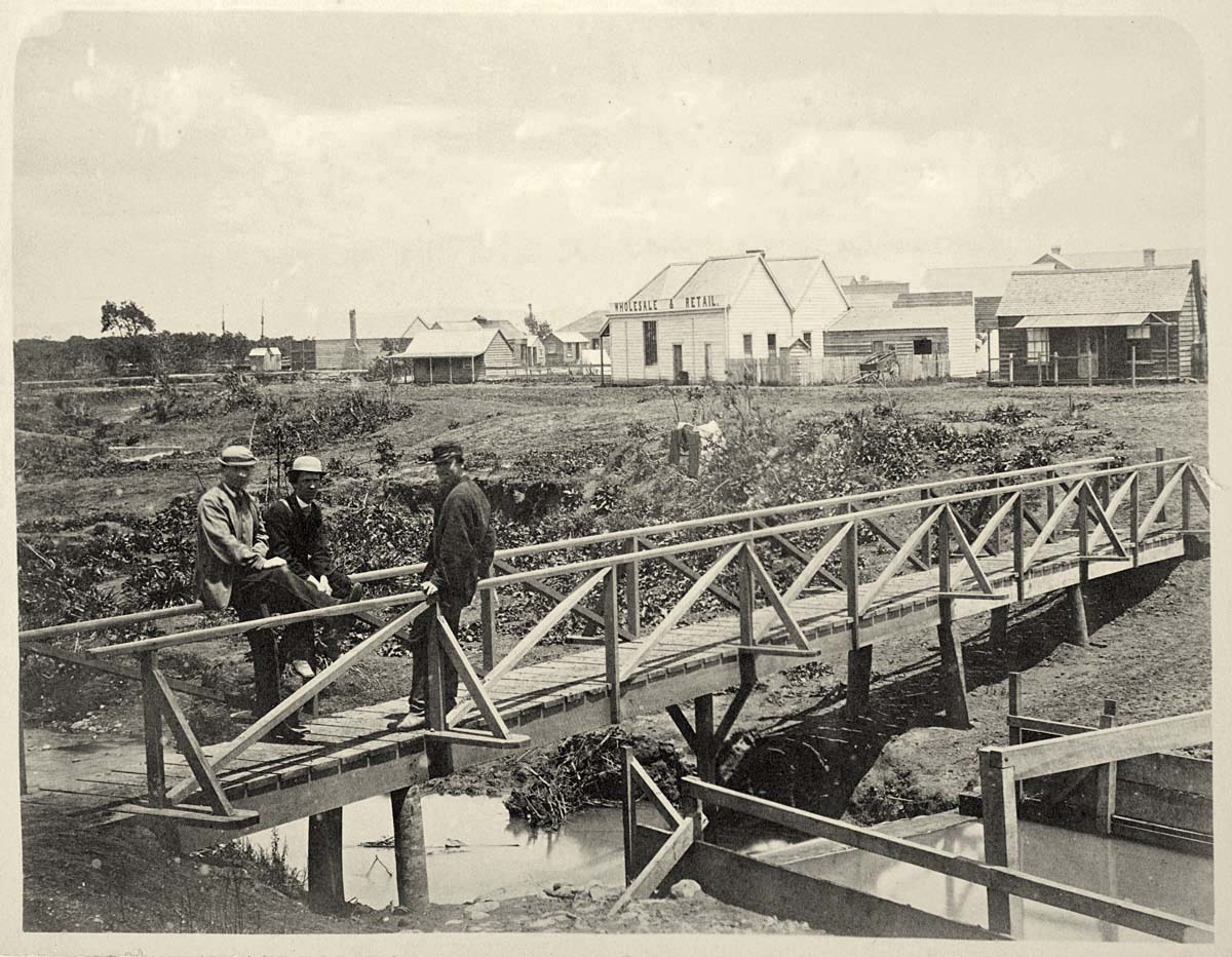 Thames. View of the Hape Creek, circa 1870's