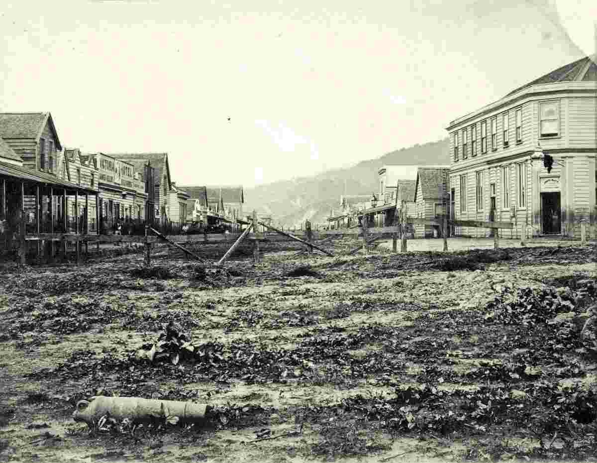 Thames. View of Pollen Street, circa 1870's