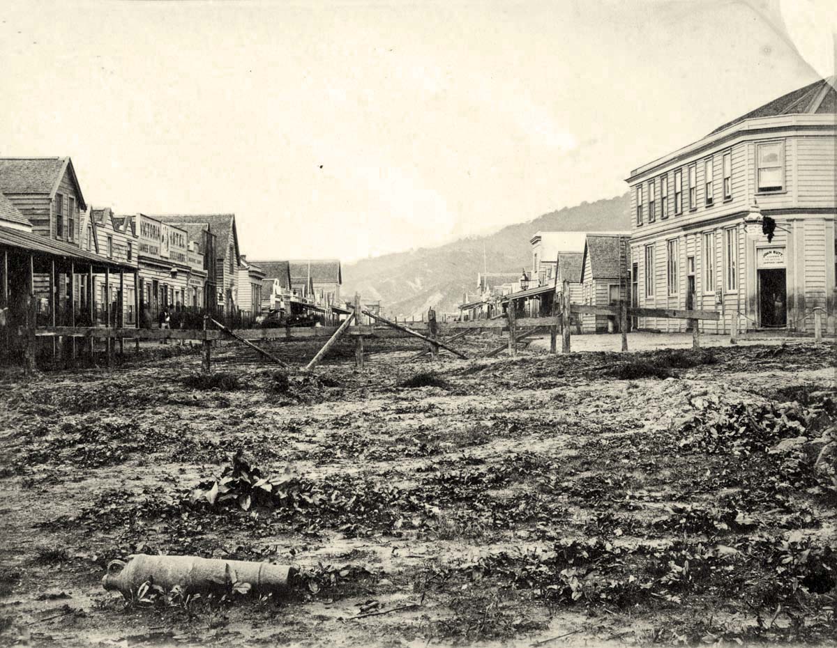 Thames. View of Pollen Street, circa 1870's