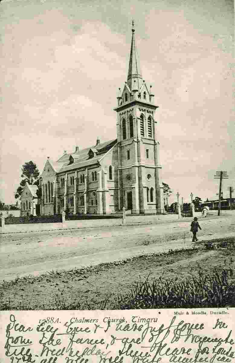 Timaru. Chalmers Church, 1905