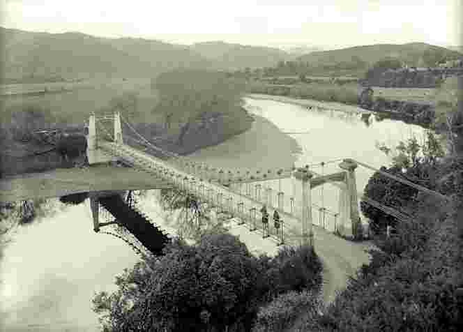 Upper Hutt. Maoribank bridge, circa 1920's