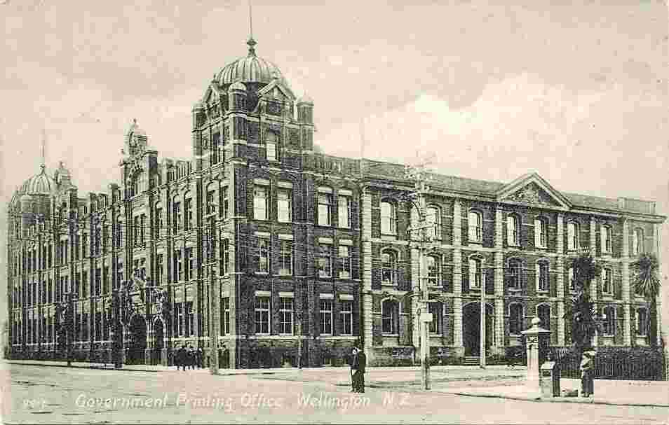Wellington. Government publisher office