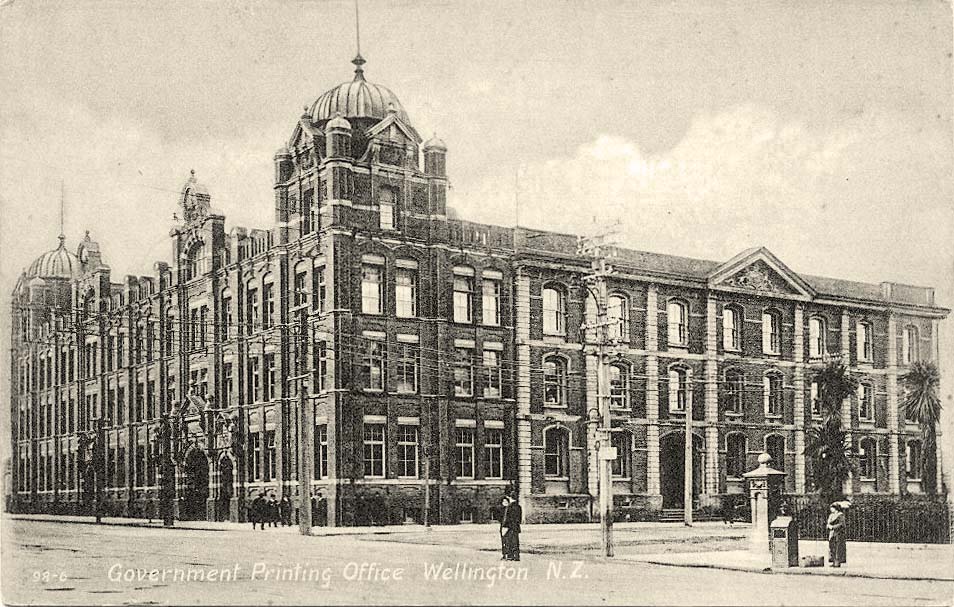Wellington. Government Publisher Office