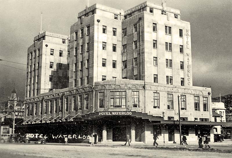 Wellington. Hotel Waterloo, Bunny Street