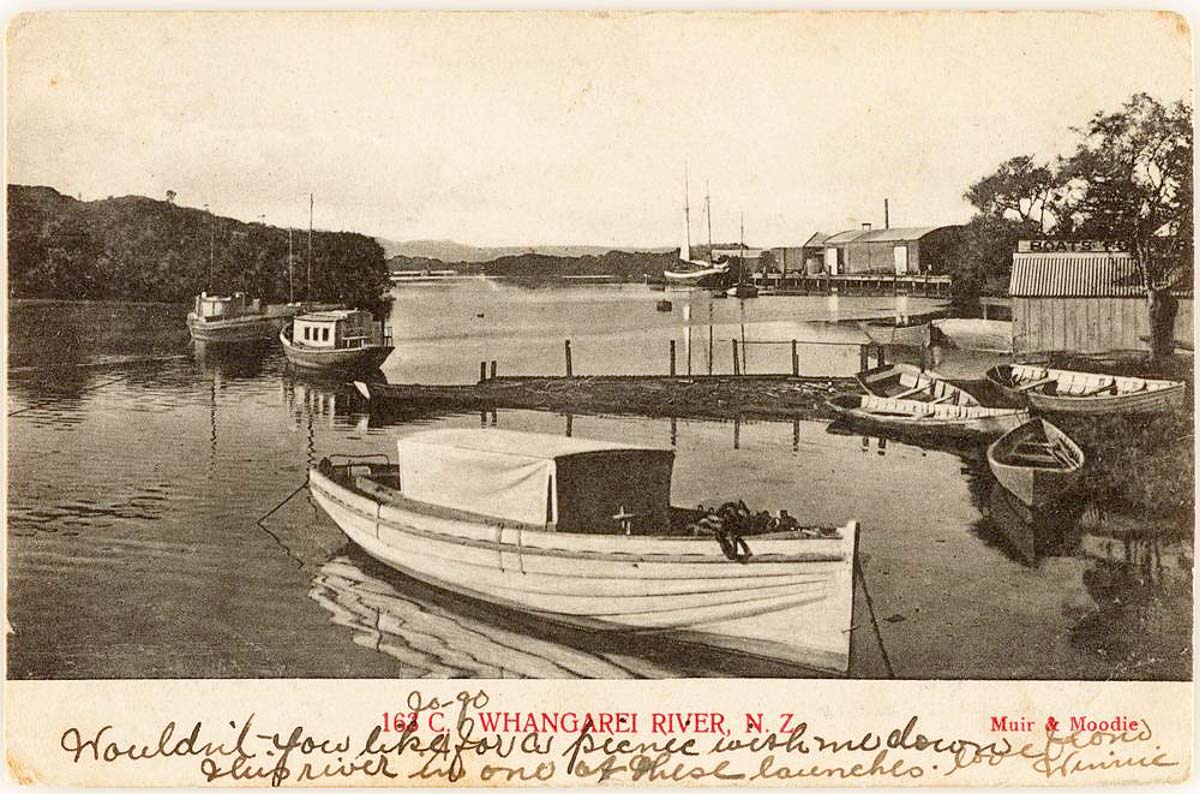 Whangarei River, between 1900 and 1903